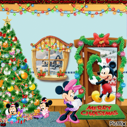 Disney Christmas - Бесплатни анимирани ГИФ