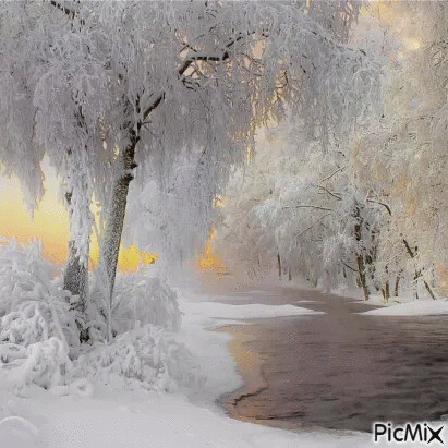 зима - Zdarma animovaný GIF