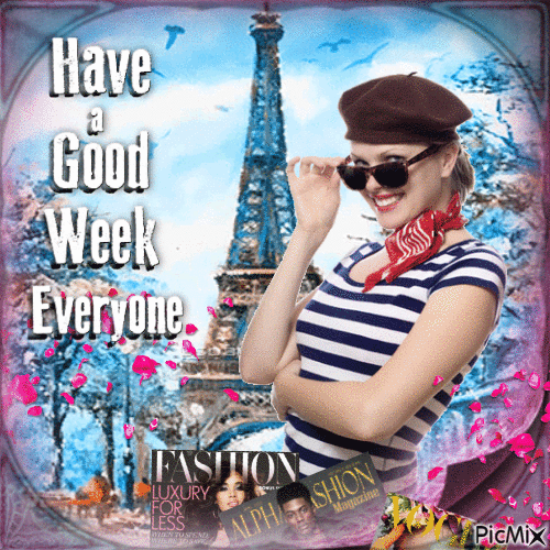Have a good week! - Ingyenes animált GIF