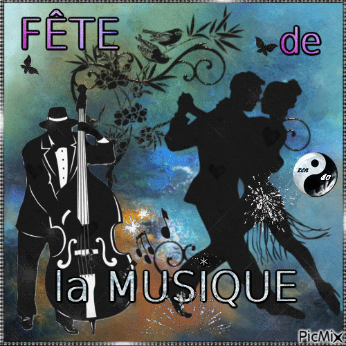 Fête de La MUSIQUE - Бесплатный анимированный гифка