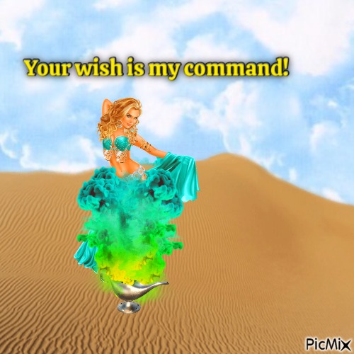 Your wish is my command! - besplatni png