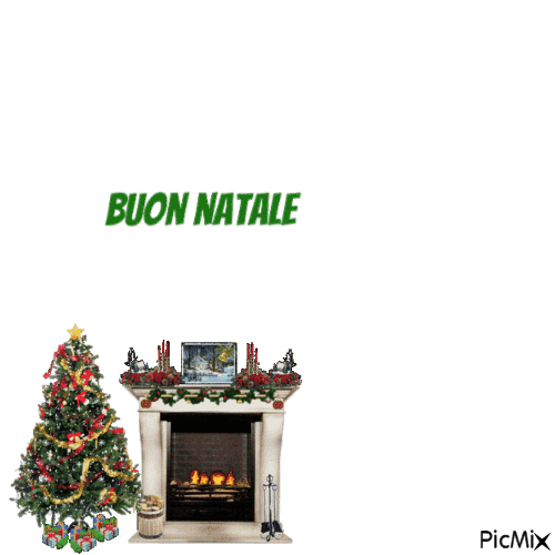 Buon Natale 🎁💫 - Безплатен анимиран GIF