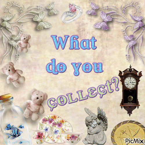 what do you collect? - Gratis animeret GIF