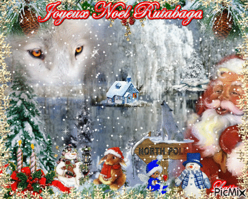 Joyeux Noel Rutabaga ♥♥♥ - Besplatni animirani GIF