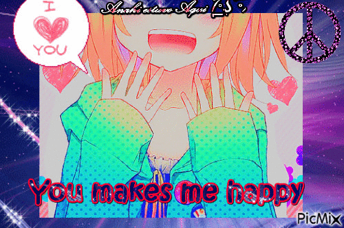 You Makes Me Happy - 免费动画 GIF