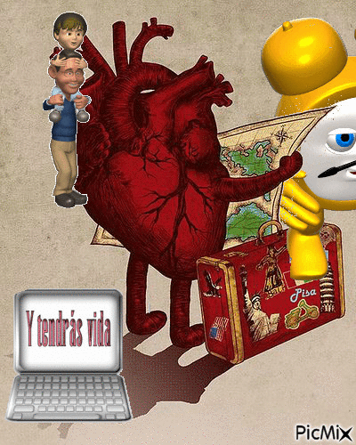 Corre mi corazón - Darmowy animowany GIF