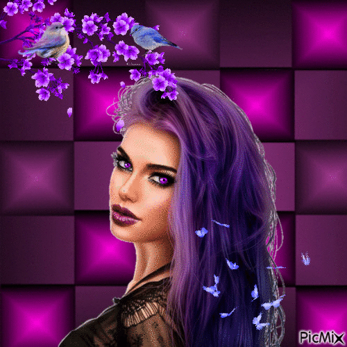 Purple Splendour - Безплатен анимиран GIF