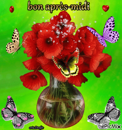bon apres midi - Бесплатный анимированный гифка