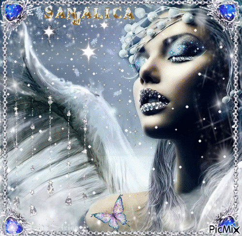 Snow angel By Sanjalica - Gratis geanimeerde GIF