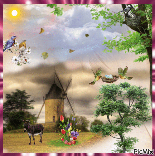 le moulin - Ingyenes animált GIF
