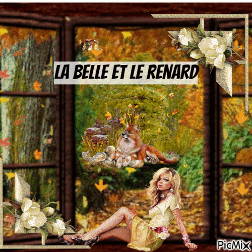 Défi La Blelle et le renard 23/10/2021 - Free animated GIF