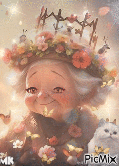 La gata de la abuela - 無料のアニメーション GIF