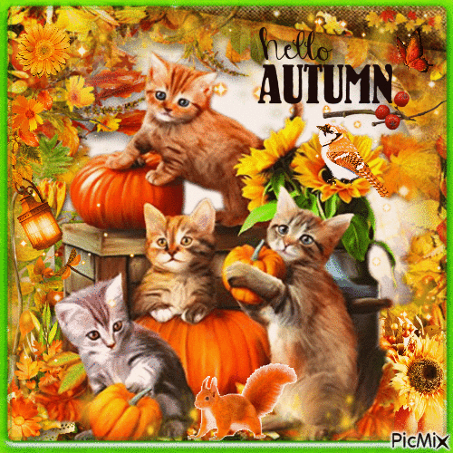 Happy Autumn - Δωρεάν κινούμενο GIF
