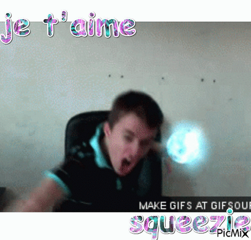 squeezie - Free animated GIF