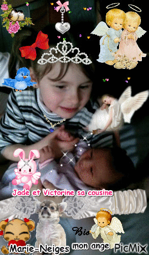Victorine et sa cousine Jade - Ilmainen animoitu GIF