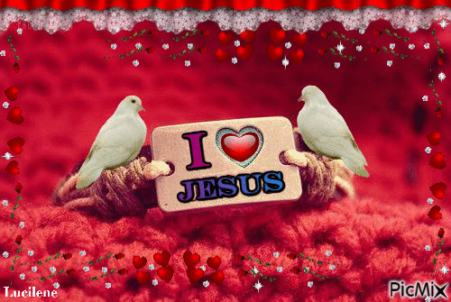Eu Te Amo Jesus... - GIF animé gratuit