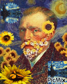 Van Gogh - GIF animasi gratis