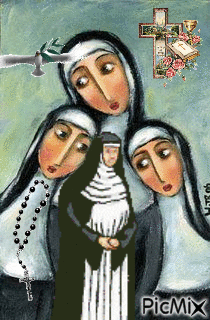 Hermanas en la fe - Animovaný GIF zadarmo