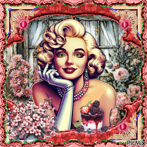 Marilyn - Bezmaksas animēts GIF