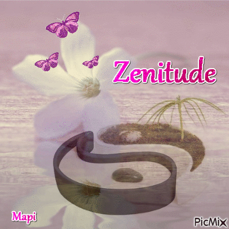 Zenitude - GIF animado grátis