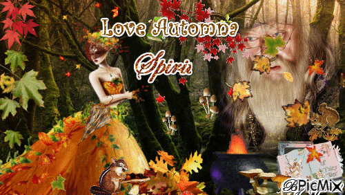 Love Automnia - GIF animé gratuit