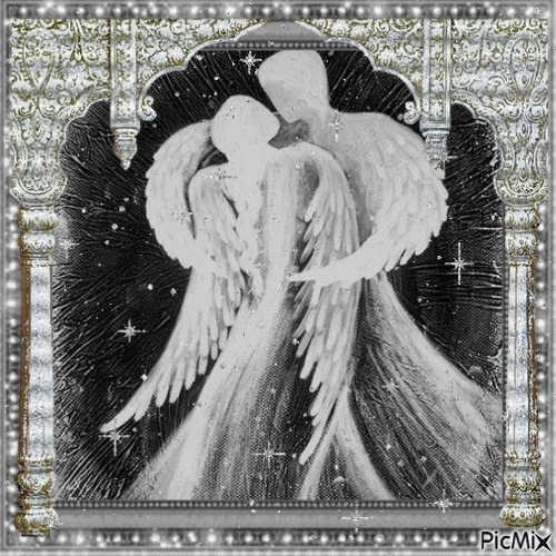angel couple - Darmowy animowany GIF