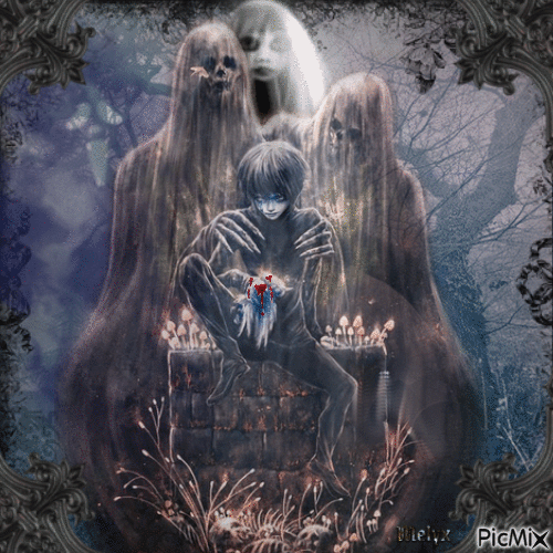 the ghosts world - Darmowy animowany GIF