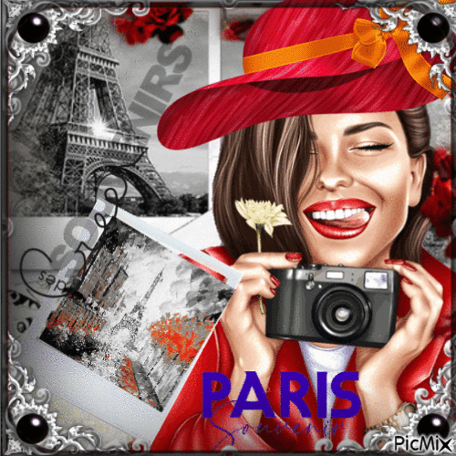 Souvenirs de Paris...concours - Free animated GIF