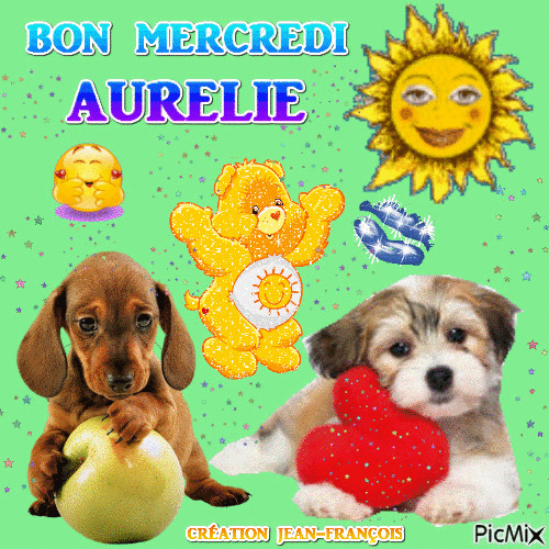 mercredi aurelie - Zdarma animovaný GIF