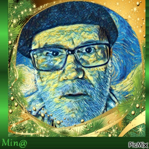 Moi, effet Van Gogh - png gratis