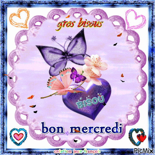 bon mercredi - 無料のアニメーション GIF