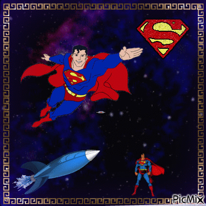 Superman - Free animated GIF