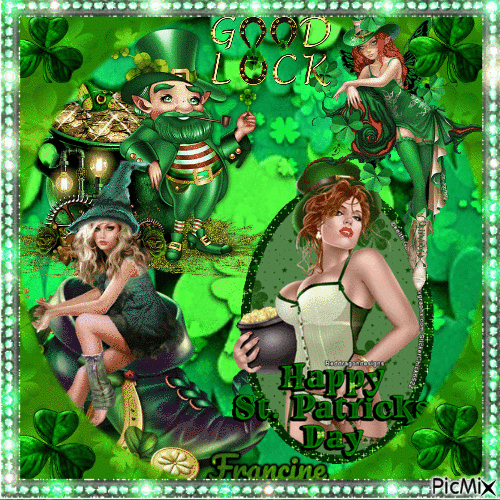 St-Patrick's pour vous tous 💖💖💖 - Darmowy animowany GIF