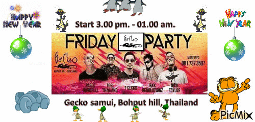 Friday party - Бесплатни анимирани ГИФ