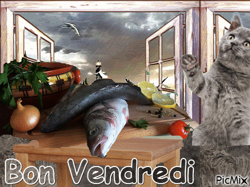 Jour de poisson - Δωρεάν κινούμενο GIF