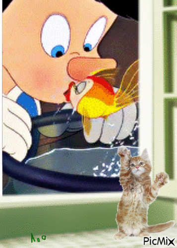 y love Pinocchio - Animovaný GIF zadarmo
