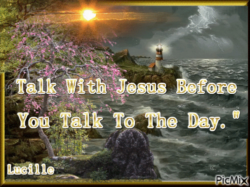 Talk With Jesus Before! - 免费动画 GIF