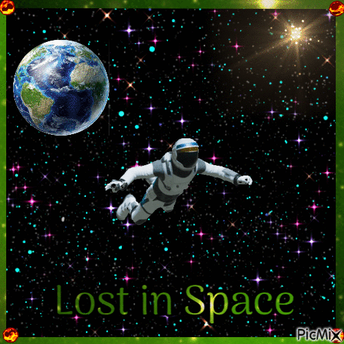 lost in space - Бесплатный анимированный гифка