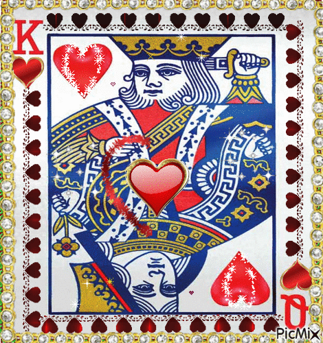 King and Queenn of Hearts - Ingyenes animált GIF