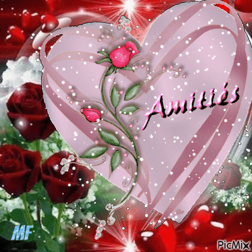 amour et amitie - Δωρεάν κινούμενο GIF