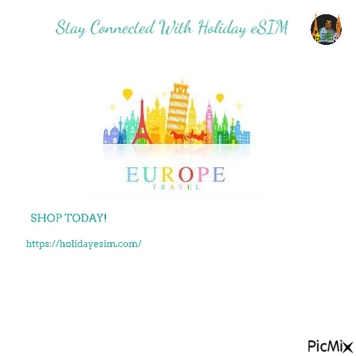Unlock Your European Journey with eSIM - Free PNG