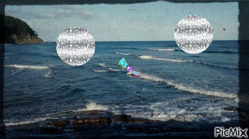 el mar - GIF animado grátis