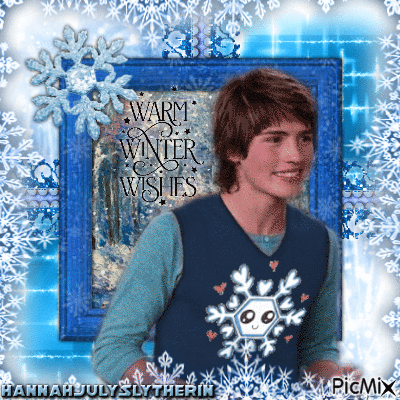 ♠Gregg Sulkin - Warm Winter Wishes♠ - GIF animé gratuit