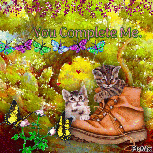 You Complete Me. - Animovaný GIF zadarmo
