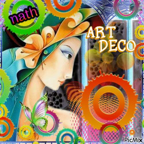 Art Deco, concours - Бесплатный анимированный гифка