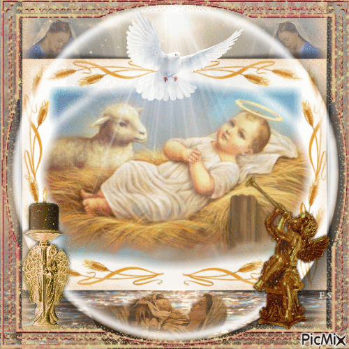 Jésus Enfant, Esprit de Bénédiction - Ingyenes animált GIF