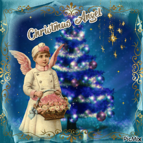 Christmas Angel - Бесплатни анимирани ГИФ
