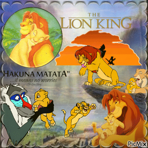 le lion king - GIF animate gratis