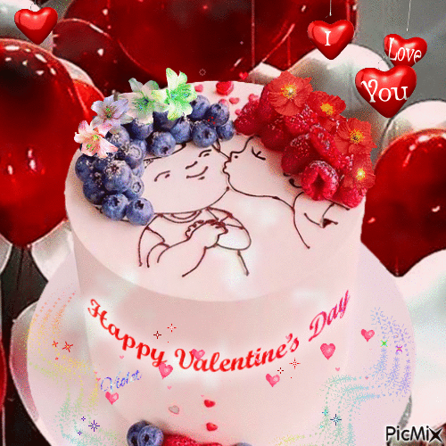 Happy Valentine's Day - Animovaný GIF zadarmo