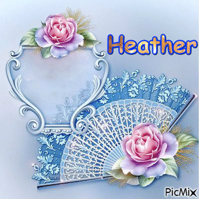 Heather name - Бесплатный анимированный гифка